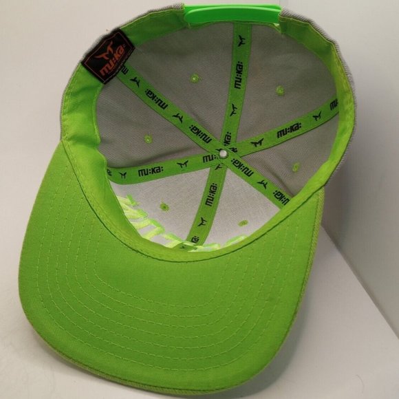 MU:KA Boston  Baseball Cap wide bill flat brim thick embroidery - Picture 7 of 10